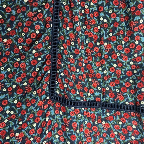 Love & Legend Floral Bell Sleeve Lace Lined Dress Boho Cottagecore Prairie Sz 20 - Picture 6 of 9